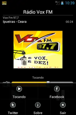 Rádio Vox FM 97,7 android App screenshot 0